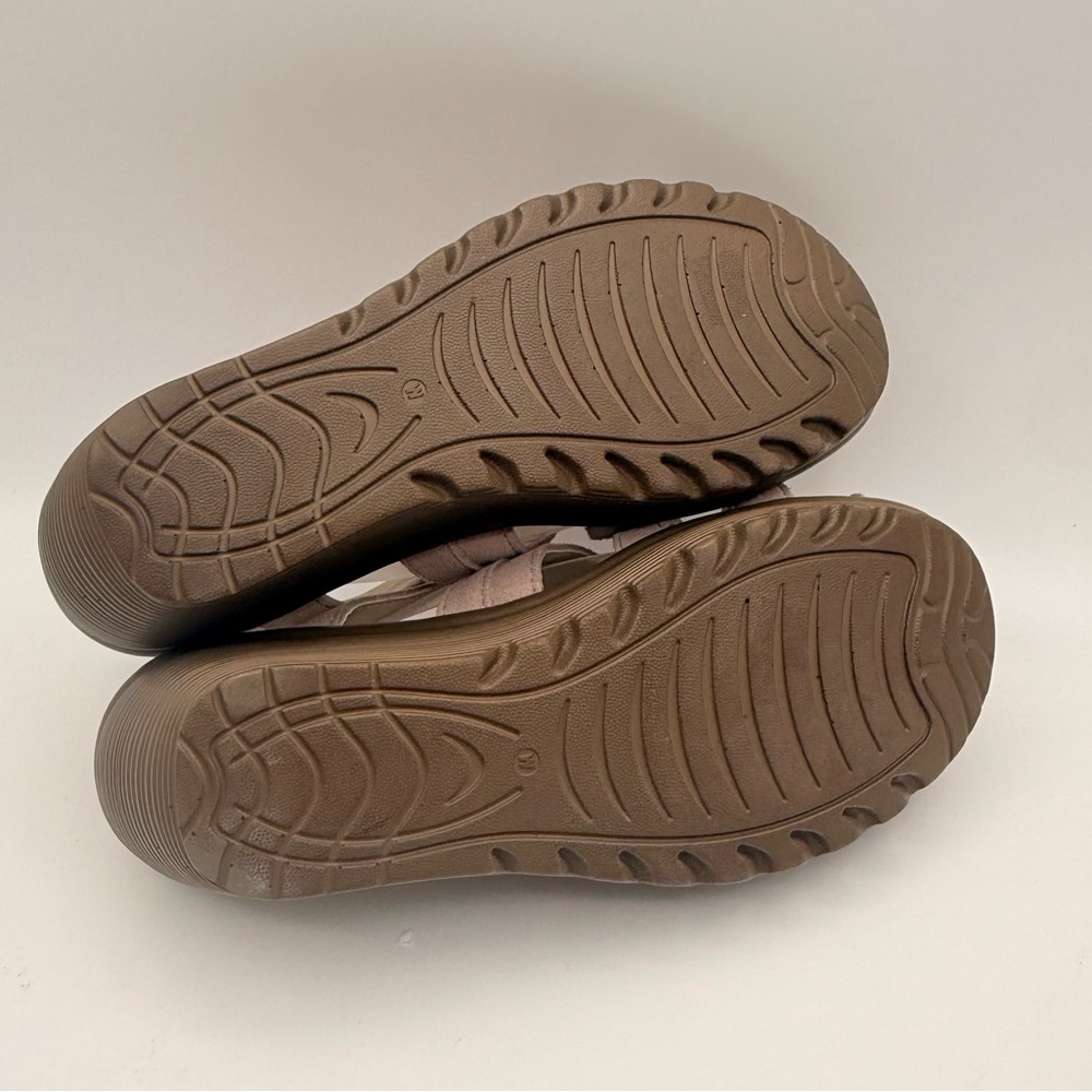 Skechers Memory Foam Pink Suede Wedge Sandals Comfort Slingback Shoe Women’s 8 - Picture 10 of 16